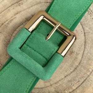 Ceinture Boucle Carrée Verte - Dream By C