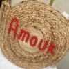 Sac en Paille Femme - Amour - Dream By C