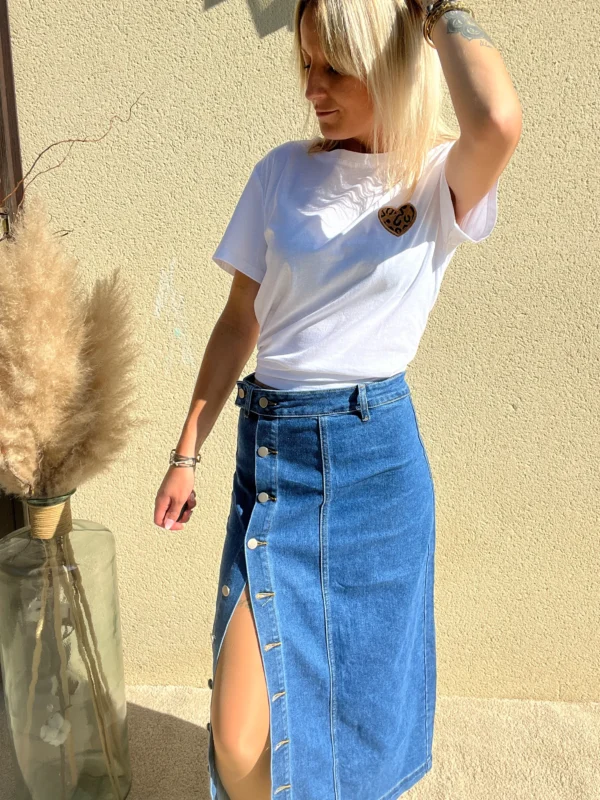 Jupe Longue en Jean Femme - Dream By C
