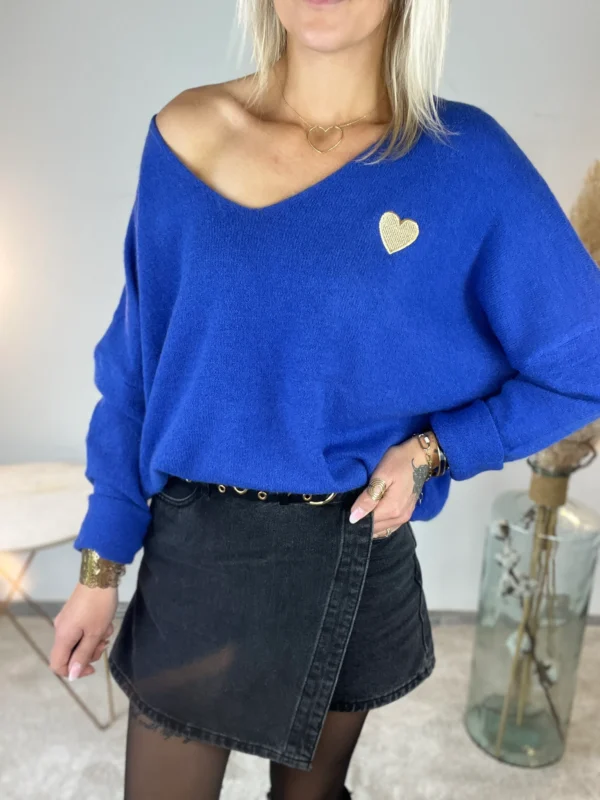 Pull Coeur Femme – Confort Oversize - Dream By C