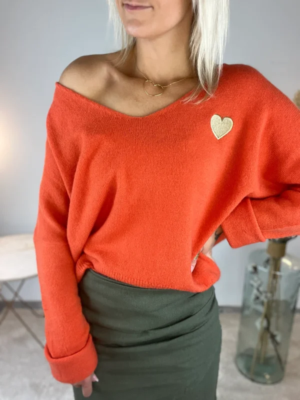 Pull Coeur Femme – Confort Oversize - Dream By C