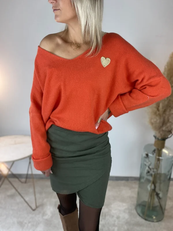 Pull Coeur Femme – Confort Oversize - Dream By C
