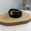 Ceinture Noire Fine Femme – Élégance et Confort