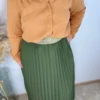 Chemise Gaze de Coton Femme Camel – Élégance et Légèreté