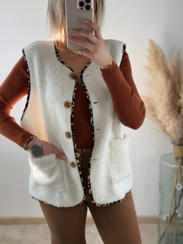 Haut Maille Côtelé Femme – Bordeaux et Camel | Dream By C