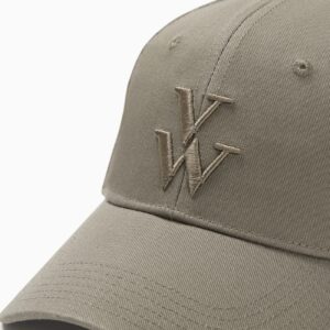 Casquette kaki femme Vanessa Wu en coton brodé - Dream By C