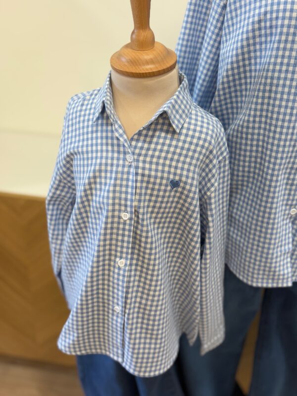 Chemise bleue enfant vichy – Matchy Matchy – Dream by C