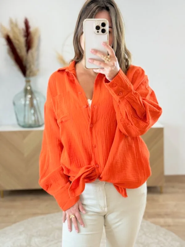 Chemise Femme Gaze de Coton – Oversize| Dream By C