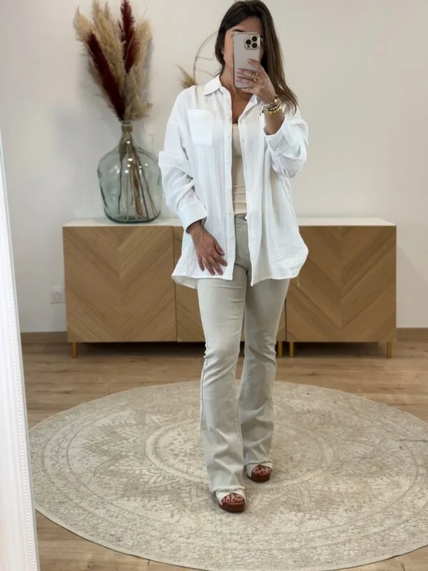 Chemise Femme Gaze de Coton – Oversize| Dream By C