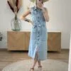 Robe Longue en Jean Femme – Bleu Clair | Dream By C
