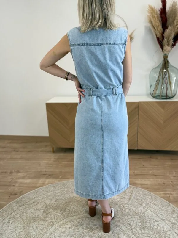 Robe Longue en Jean Femme – Bleu Clair | Dream By C