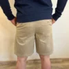 Short chino beige homme, zip poches boutonnées | Dream By C