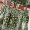 Robe Bandana Kaki – Courte & Élégante | Dream By C