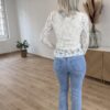 Jeans flare femme – coupe galbante, bleu clair, taille moyenne !