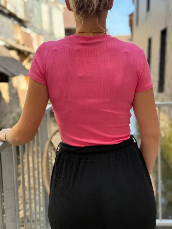 Hauts moulants femme – T-shirt près du corps | Dream by C