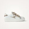Baskets blanches et dorées femme Xenia – Look tendance !