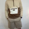 Pull homme marron coton Kulte chocolat, S M L | Dream By C