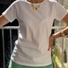 T-shirt Blanc Basique Femme – Confort & simplicité au quotidien