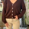 Gilets maille femme – Col V doux et confortables