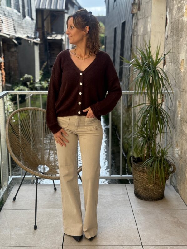 Gilets maille femme – Col V doux et confortables