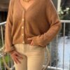 Gilets maille femme – Col V doux et confortables