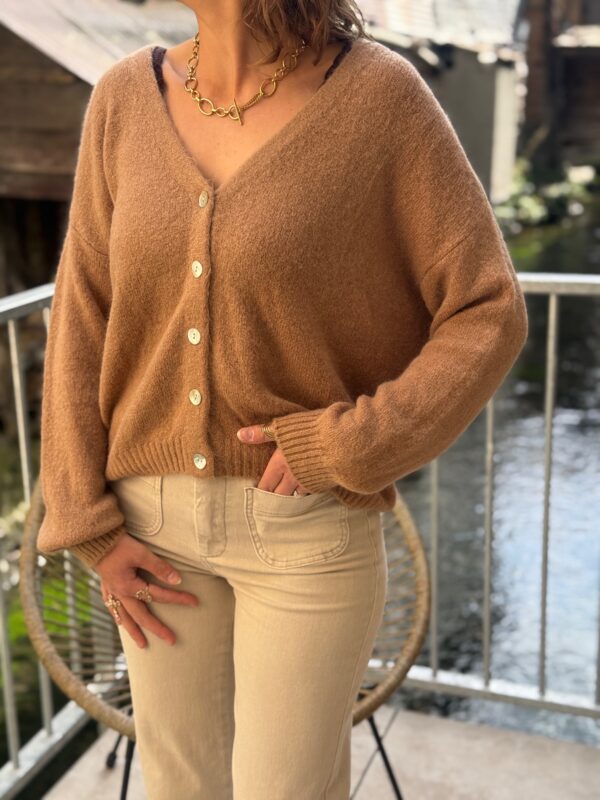 Gilets maille femme – Col V doux et confortables