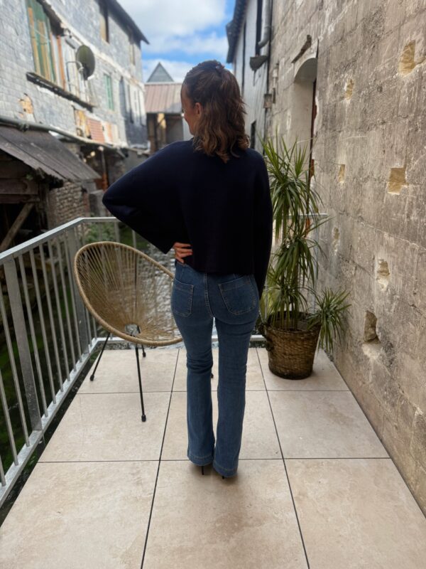 Pulls camionneur femme – Maille zippée col montant tendance