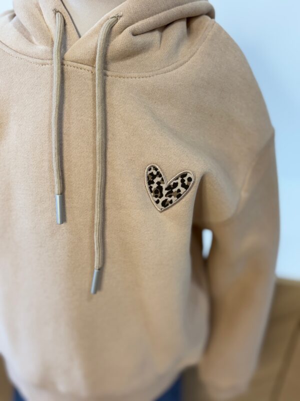 Sweat camel enfant – Cœur léopard – Dream by C