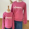 Sweat framboise femme « Amour toujours » – MAtchy-MAtchy