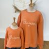 Sweat orange grande taille – Bichette brodé – Dream by C