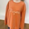 Sweat orange grande taille – Bichette brodé – Dream by C