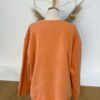 Sweat orange grande taille – Bichette brodé – Dream by C