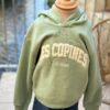 Sweat vert sauge enfants – Sweat Les Copines à capuche
