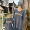 T shirt Bichette bleu pulpeuses – 100 % coton doux