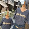 T shirt Bichette bleu pulpeuses – 100 % coton doux
