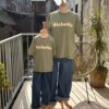 Tee shirt vert sauge femme « Bichette » – 100 % coton