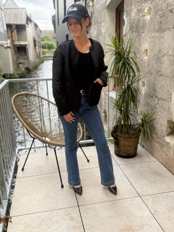 Veste matelassée noire femme – Chic et pratique au quotidien