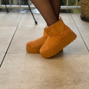 Bottines fourrées femme camel – Chaussures confort | Dream By C