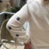 Chemise blanche grande taille – coton et broderies élégantes !