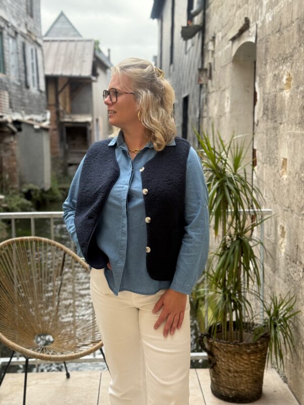 Chemise jean grande taille femme – Élégante et confortable