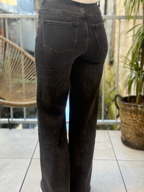 Jean wide leg noir – Jean large femme moderne | Dream By C