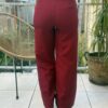 Pantalon large bordeaux – Pantalon habillé femme| Dream By C