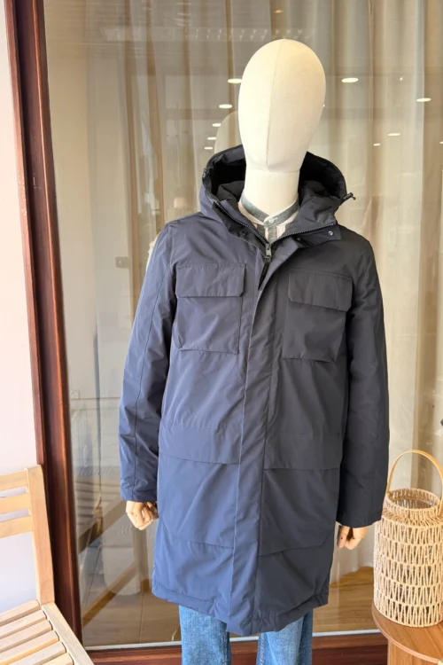 Parka Longue Homme Bleu Marine Casual Friday | Dream By C