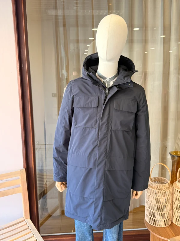 Parka Longue Homme Bleu Marine Casual Friday | Dream By C