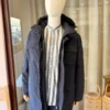 Parka Longue Homme Bleu Marine Casual Friday | Dream By C