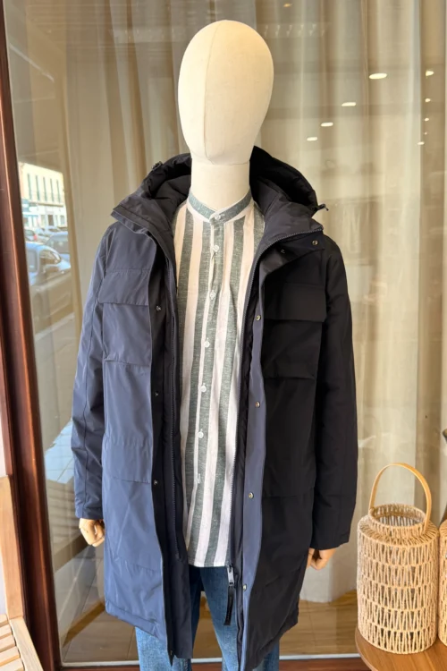 Parka Longue Homme Bleu Marine Casual Friday | Dream By C