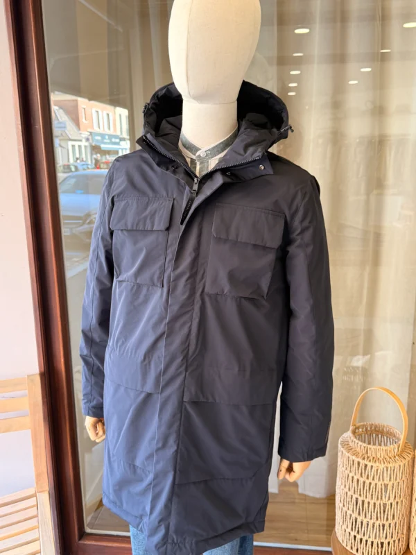 Parka Longue Homme Bleu Marine Casual Friday | Dream By C