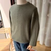 Pull en laine homme col rond, 5 coloris, S au XXXL | Dream By C