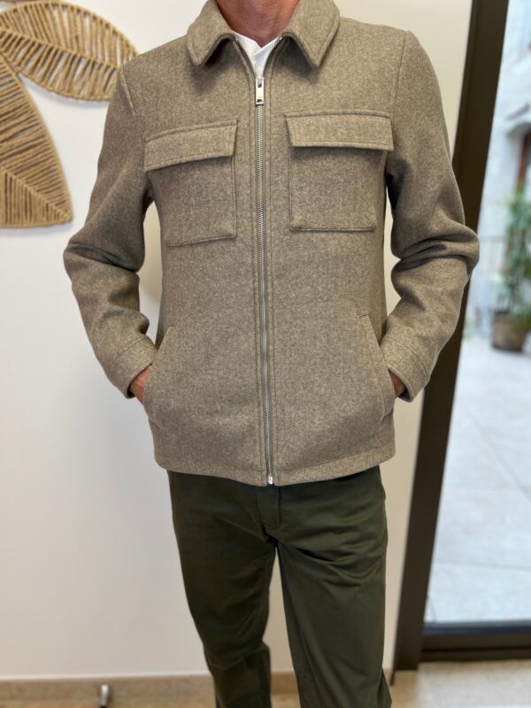 Veste taupe homme Casual Friday – Regular fit chic et moderne
