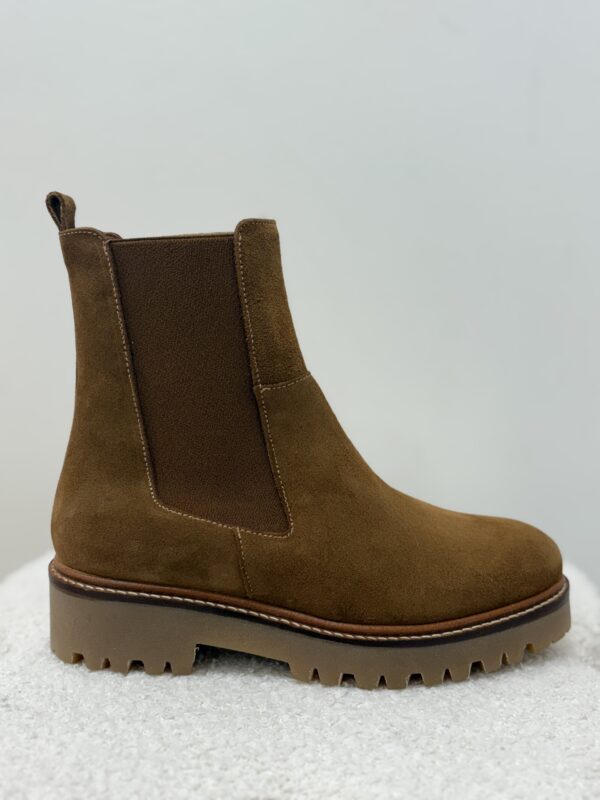 Bottines daim femme camel – Chelsea boots | Dream By C